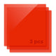 3 mm Translucent Glossy Acrylic Plexiglass Sheet (3 pcs)