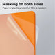 3mm Orange Translucent Glossy Acrylic Sheet (3pcs)