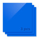 3 mm Blue Glossy Acrylic Sheet Plexiglass (3pcs)