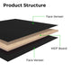 3mm Black MDF Board (10pcs)