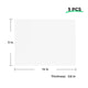 Stretched White Blank Canvas (5pcs) 8