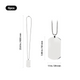 Silver Stainless Steel Military Pendant Necklace (6pcs)