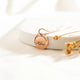 Rose Gold Stainless Steel Spinner Necklace (3pcs)