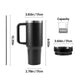 Pastel Blue to Silver Glow in the Dark Stainless Steel Tumbler with Removable Handle (40oz)