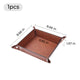 Vintage Brown to Black Laserable PU Leather Tray (1pcs)