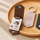 Assorted-Color PU Leather Keychain Holder with Sublimation Aluminum Sheet  (6pcs)