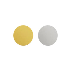 Assorted color round metal fridge magnet 10pcs 01 medium