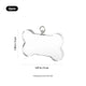 Bone-Shaped K5 Crystal Necklace (2pcs)