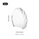 xTool Selected Decorative-Edge Oval K9 Crystal Trophy