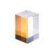 Double-Sided Iridescent Rectangular K9 Crystal