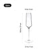 Glass Champagne Flute (2pcs)