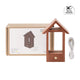 xTool Selected House-Shaped Sapele Wood LED Light Base for K9 Rectangle Crystal