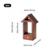 xTool Selected House-Shaped Sapele Wood LED Light Base for K9 Rectangle Crystal