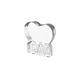 Ice Edge Heart-Shaped DAD K9 Crystal