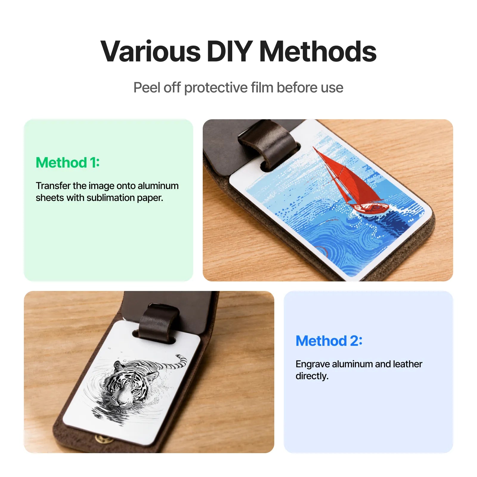 Leather keychain with sublimation aluminum sheet 2pcs 05 4c766e81 bdd9 4f9e 85ed e20d687bb411