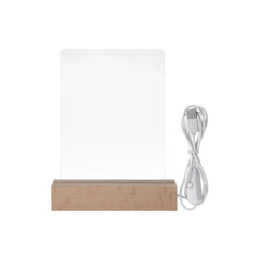 Led acrylic sublimation photo frame 01 medium