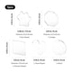 xTool Selected Mixed-Shape K5 Crystal Ornament (5pcs)
