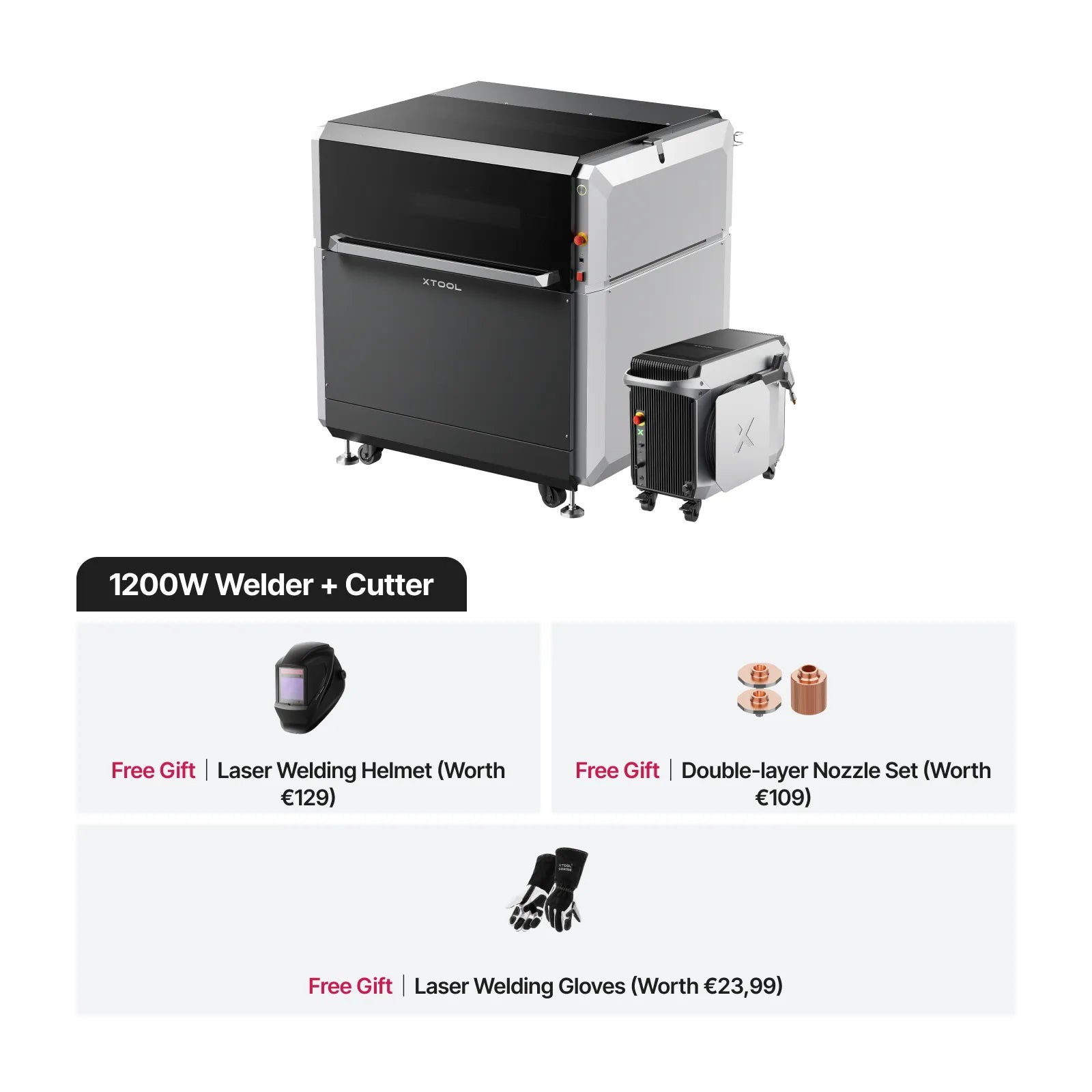 xTool MetalFab Laser Welder / CNC Cutter
