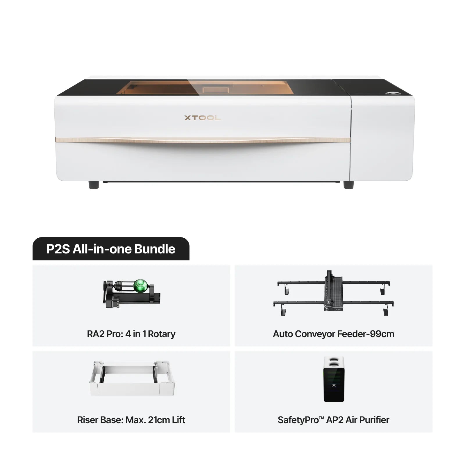 xTool P2S 55W Desktop CO2 Laser Cutter