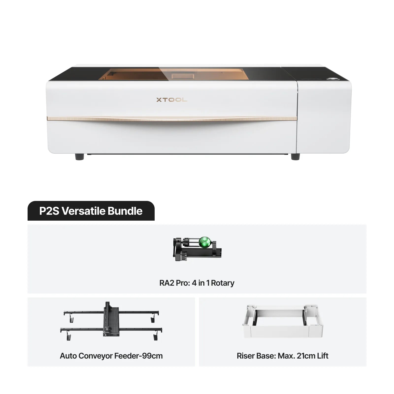xTool P2S 55W Desktop CO2 Laser Cutter