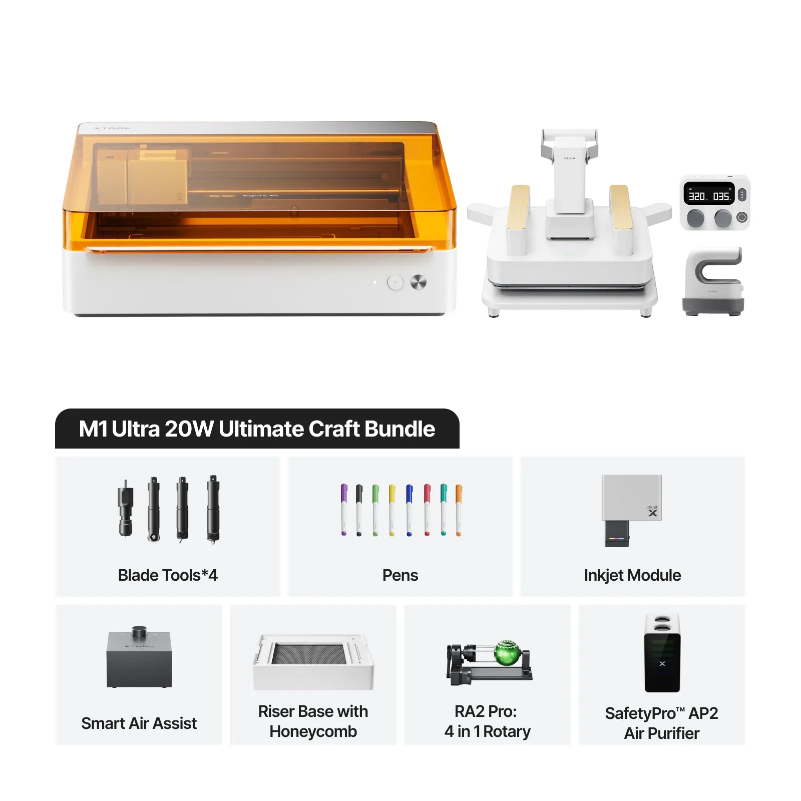 xTool M1 Ultra The World's First 4-in-1 Craft Machine