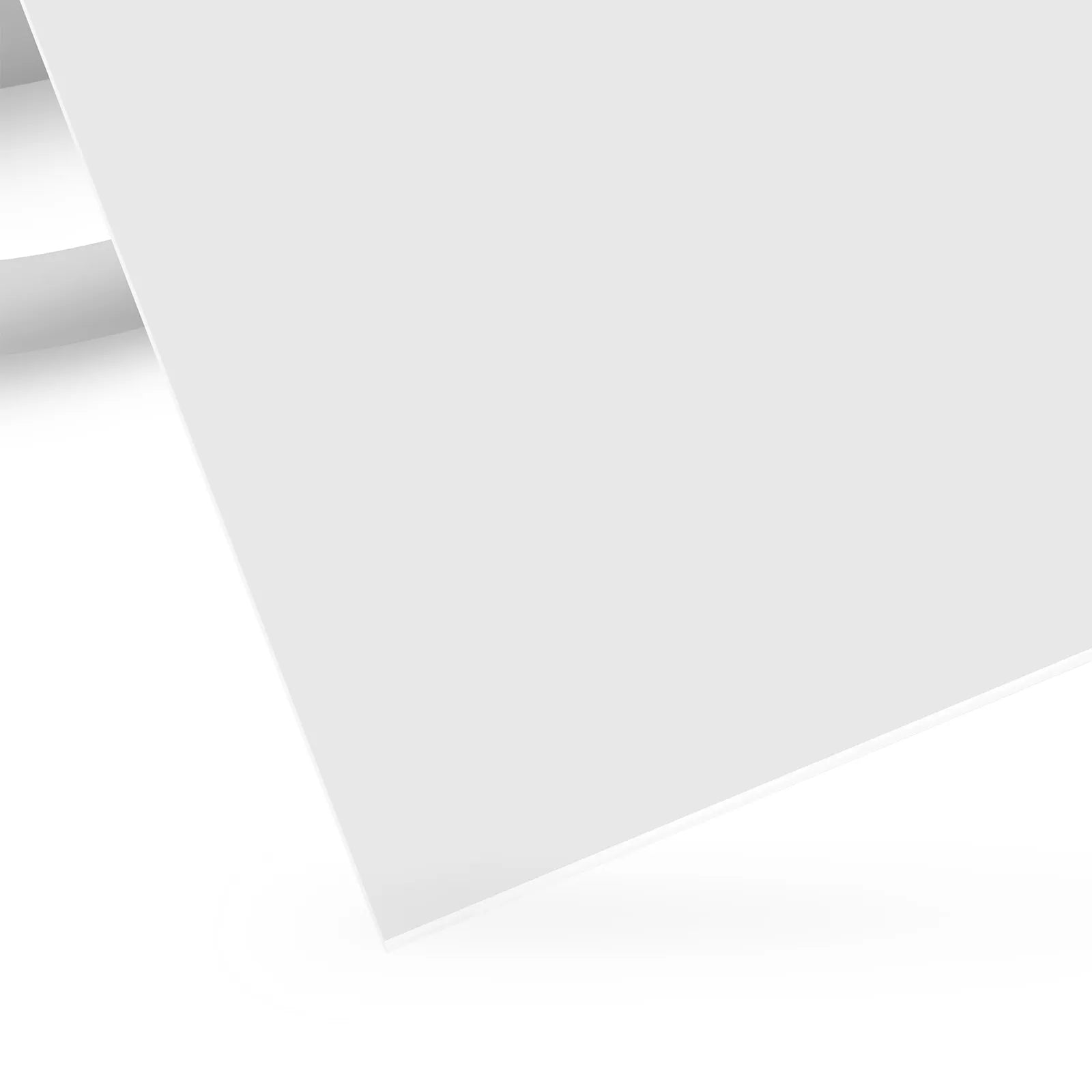 3 mm Pearl White Opaque Glossy Acrylic Sheet for Diode Laser Cutting (1 pc)