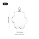 Paw-Shaped K5 Crystal Necklace (2pcs)