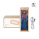 Rectangular Beech Wood 5-Slot LED Shadow Box