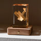 Rectangular K9 Crystal with Colored Base