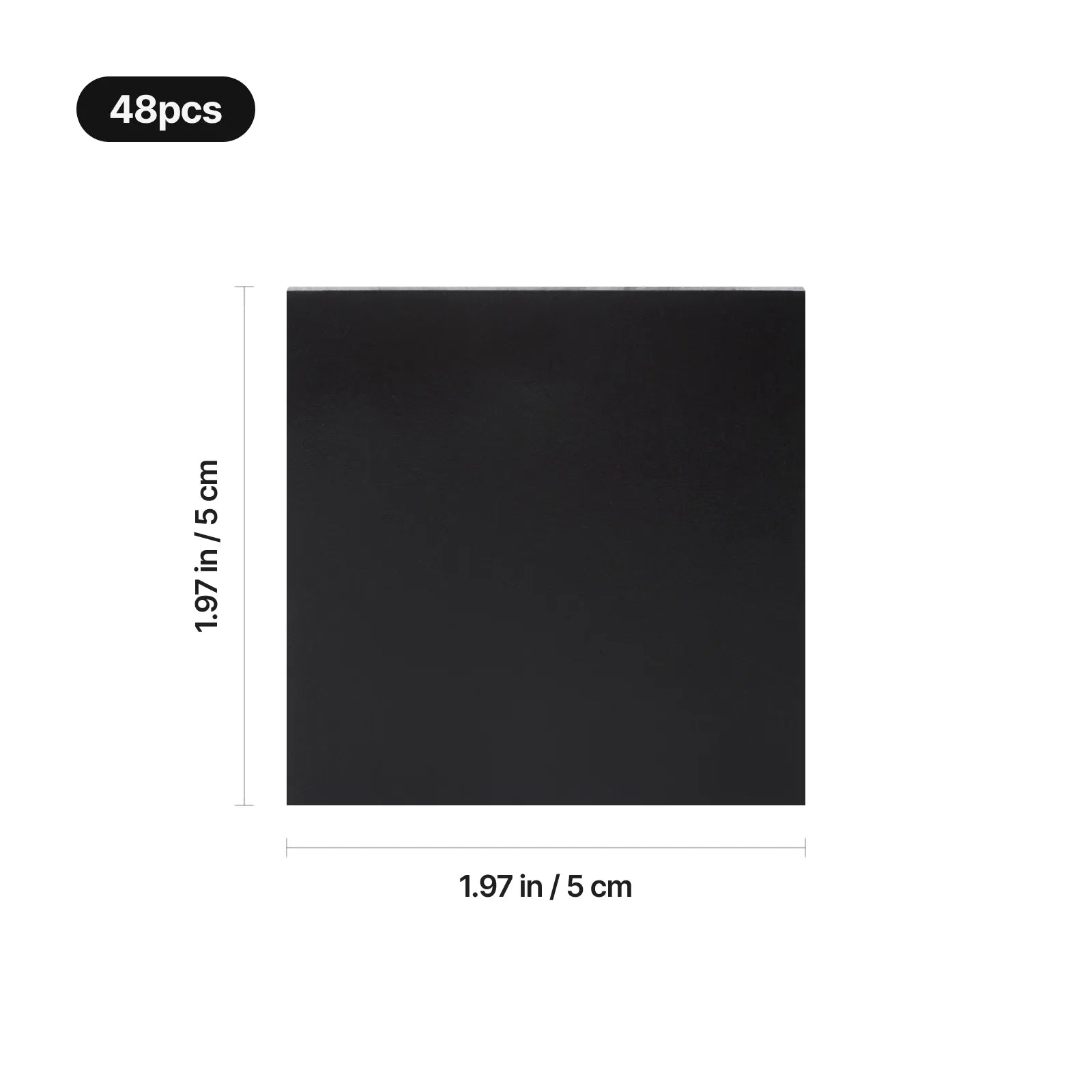Self adhesive pre cut magnetic square 02