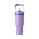Stainless Steel Tumbler with Handle and Straw (30oz)