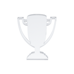 Trophy shaped acrylic award 2pcs 02 medium