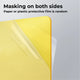 3mm Yellow Glitter Translucent Glossy Acrylic Sheet (3pcs)