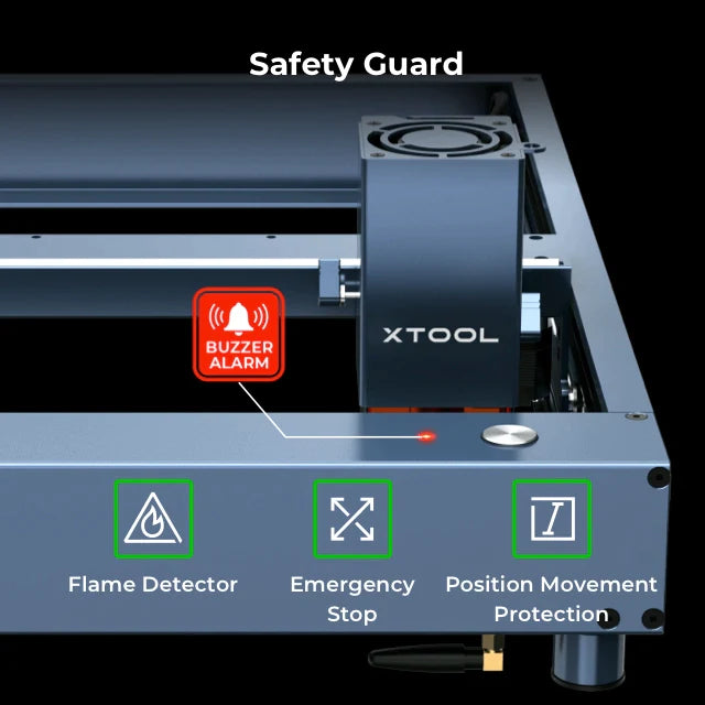 xTool D1 Pro 40-W-Laserschneidpaket