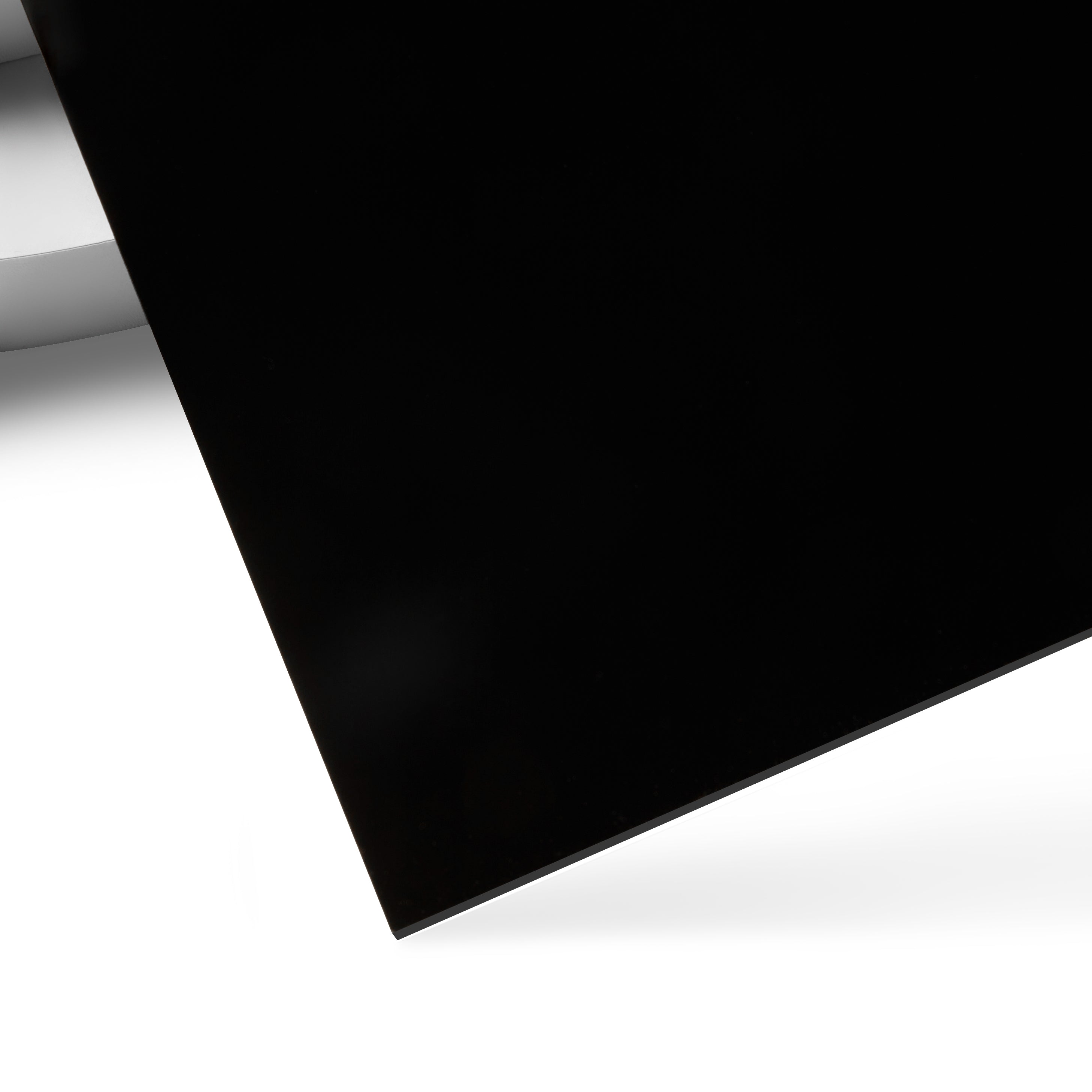 3mm Black Opaque Glossy Acrylic Sheet (3pcs)-YAC005