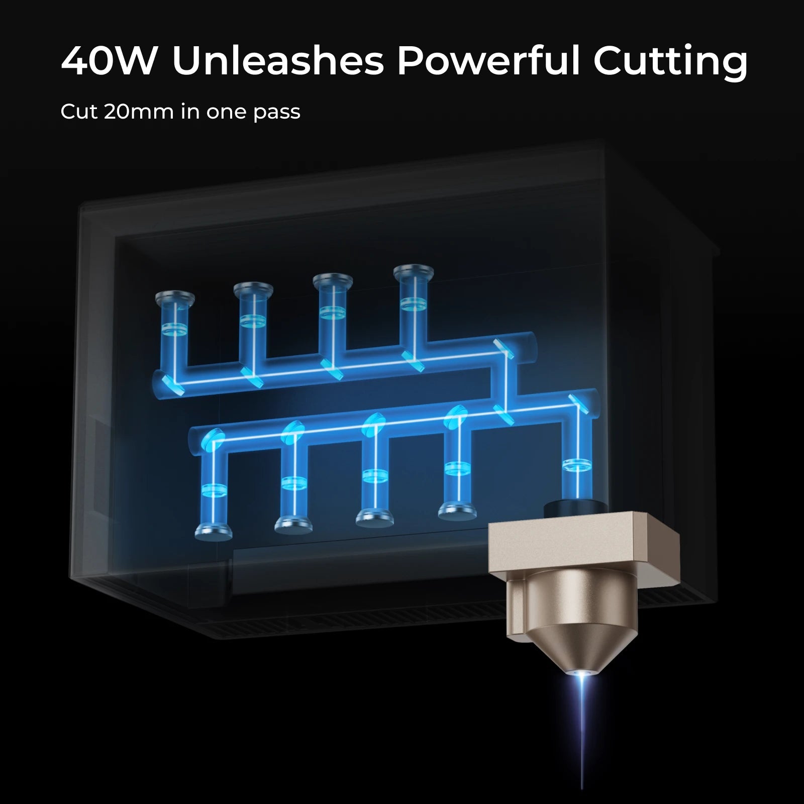 xTool S1 Enclosed Diode Laser Cutter