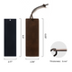 Laserabili segnalibri di patch PU Black & Brown (4pcs)