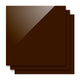3mm Brown Opaque Glossy Acrylic Sheet (3pcs)-YAC047