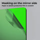 3mm Green Mirror Acrylic Sheet Plexiglass (5pcs)