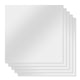 3mm Silver Mirror Acrylic Sheet Plexiglass (5pcs)