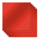 3mm Pale Red Mirror Acrylic Sheet (5pcs)