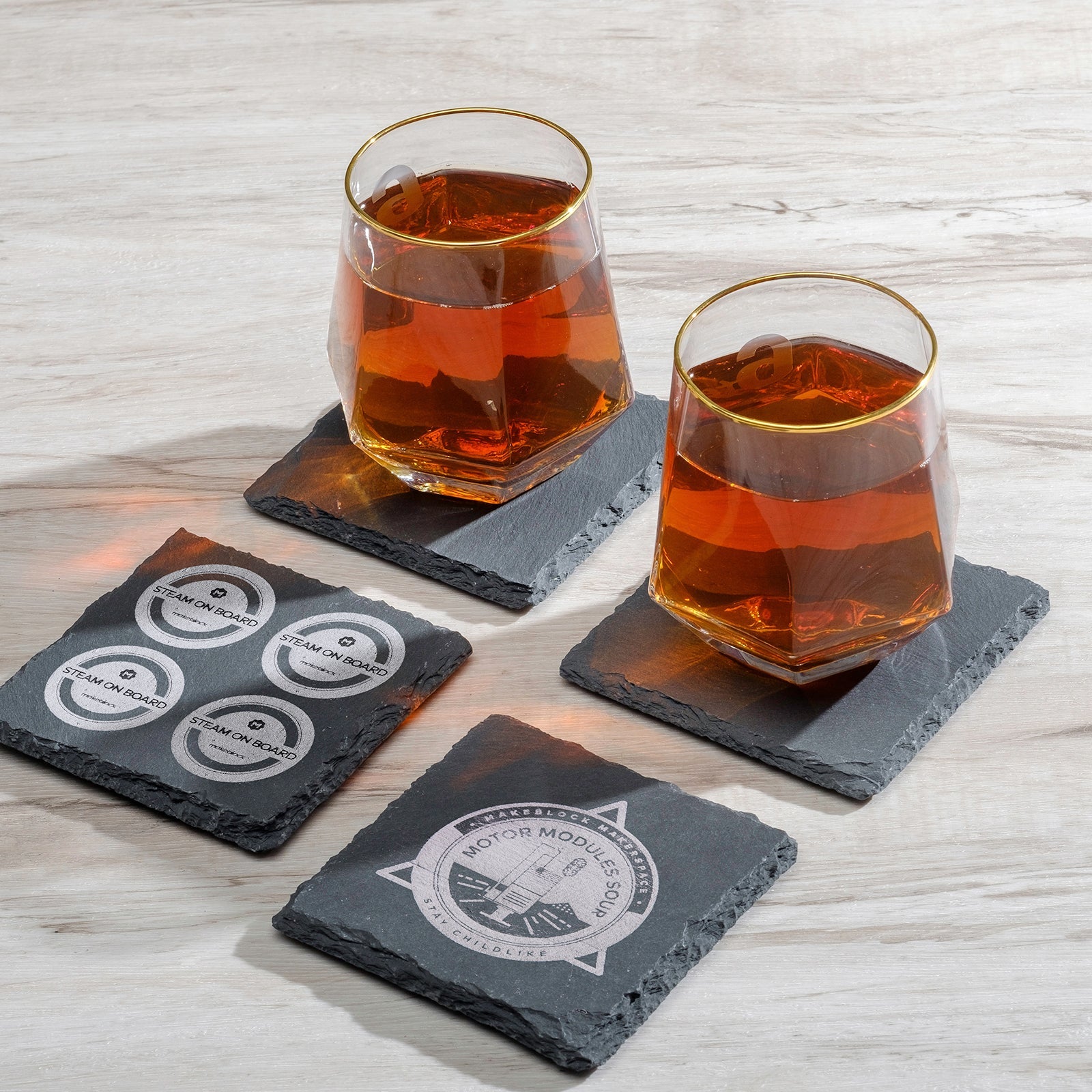 Square Rock Coaster (4pcs)