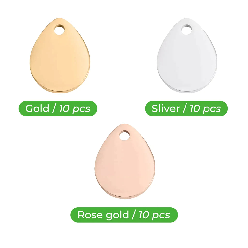 Geëlektropleerde multicolor hanger (30 stcs)