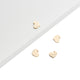 14K GOUD VEROORDELDE HART-VLEZE Lettering Pendant (20 stcs)