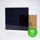 1/25 '' Black Opacque Glossy Acrylic Sheet Plexiglass (10pcs)