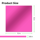 3mm Pink Mirror Acrylic Sheet Plexiglass (5pcs)