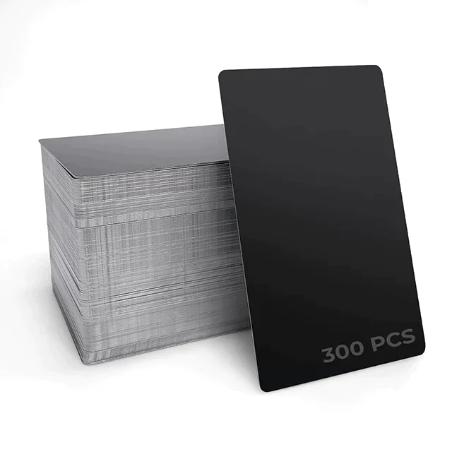 Matte Aluminum Metal Business Cards (300pcs)