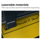 1.3mm Laser Engraving Two-Tone Plastic Sheet (5pcs)