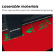 1.3mm Laser Engraving Two-Tone Plastic Sheet (5pcs)