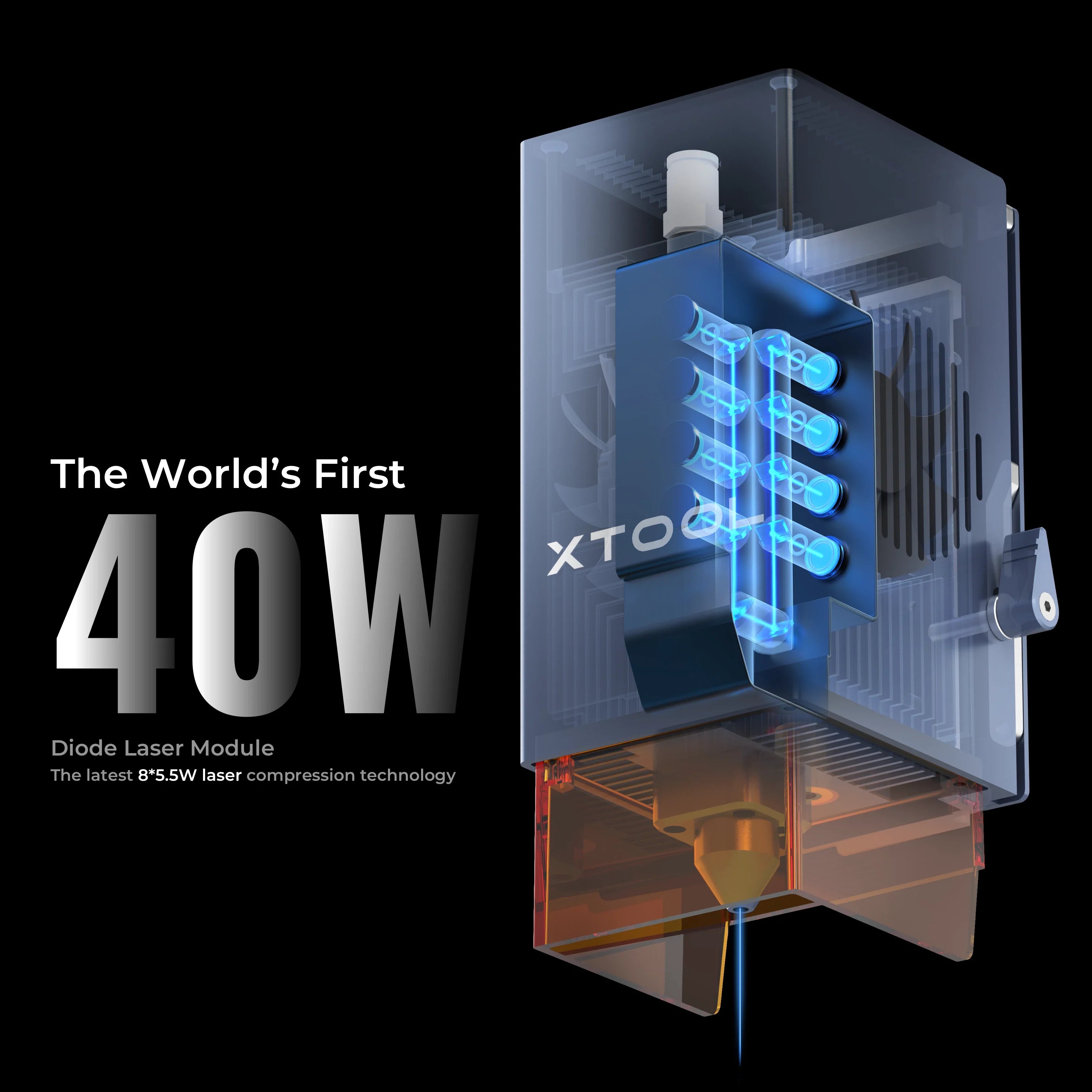 xTool D1 Pro 40W Laser Cutting Bundle